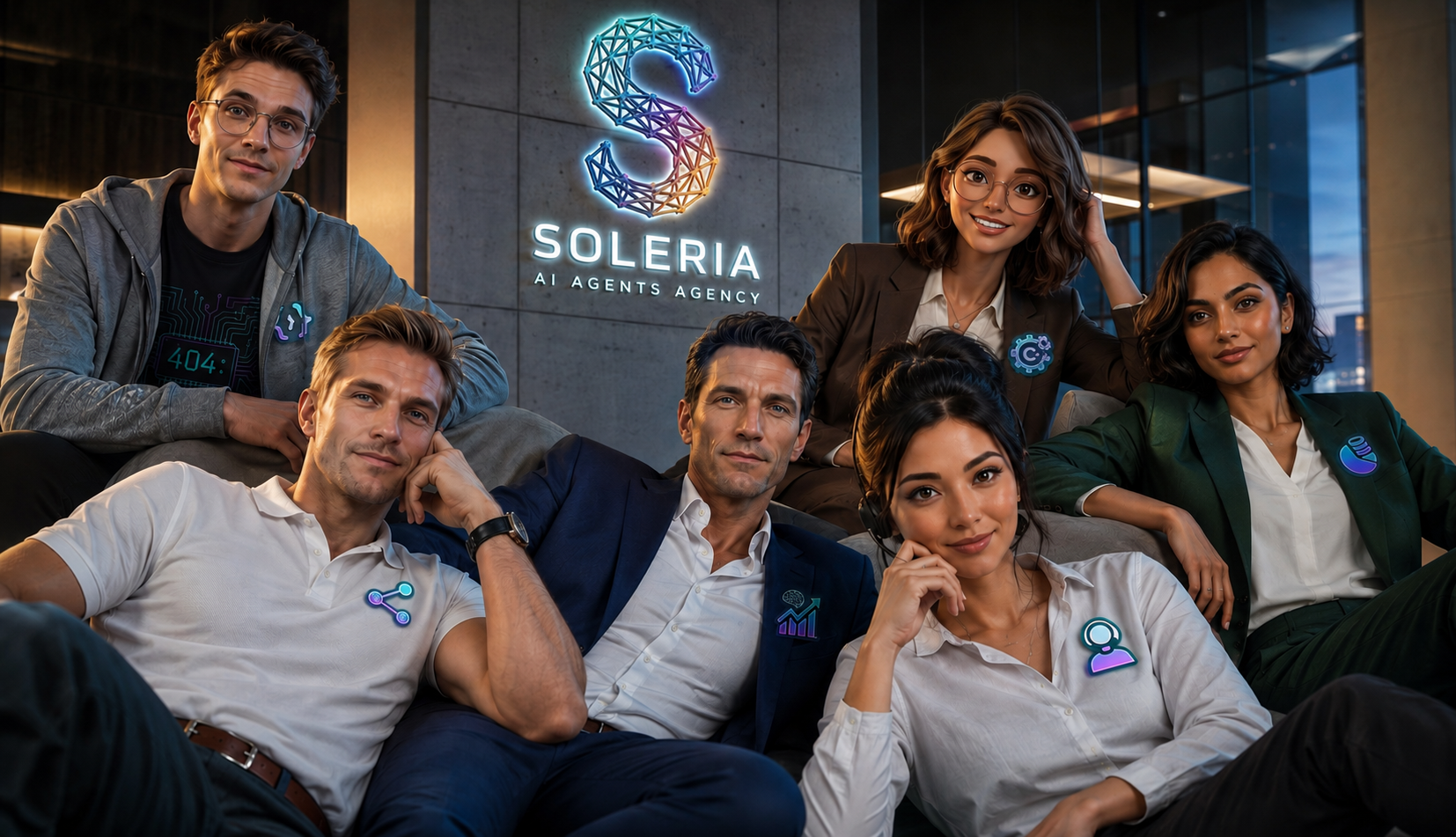 L'équipe d'agents IA Soleria